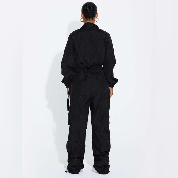 Naked Wardrobe The Windbreaker Cargo Jumpsuit - Picture 3 of 15